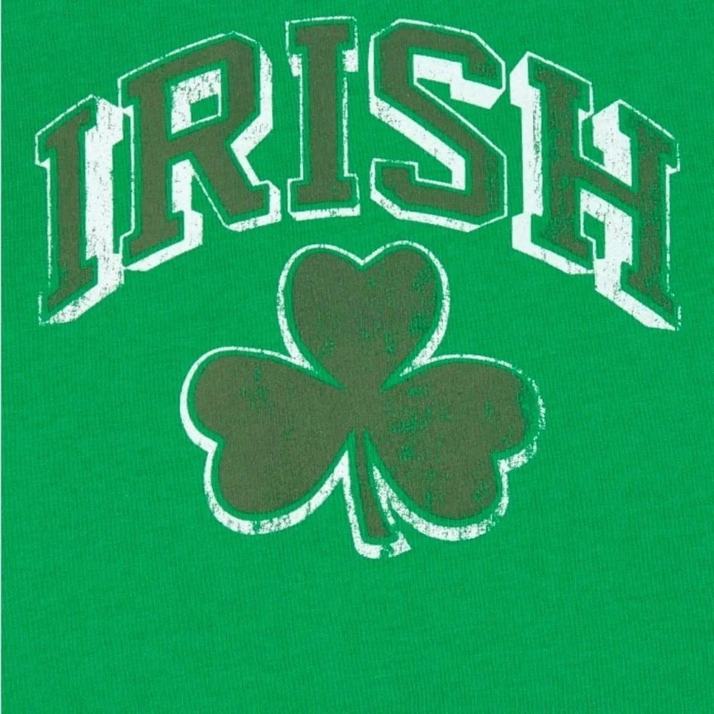 Green Shamrock Irish Short Sleeve T-Shirt